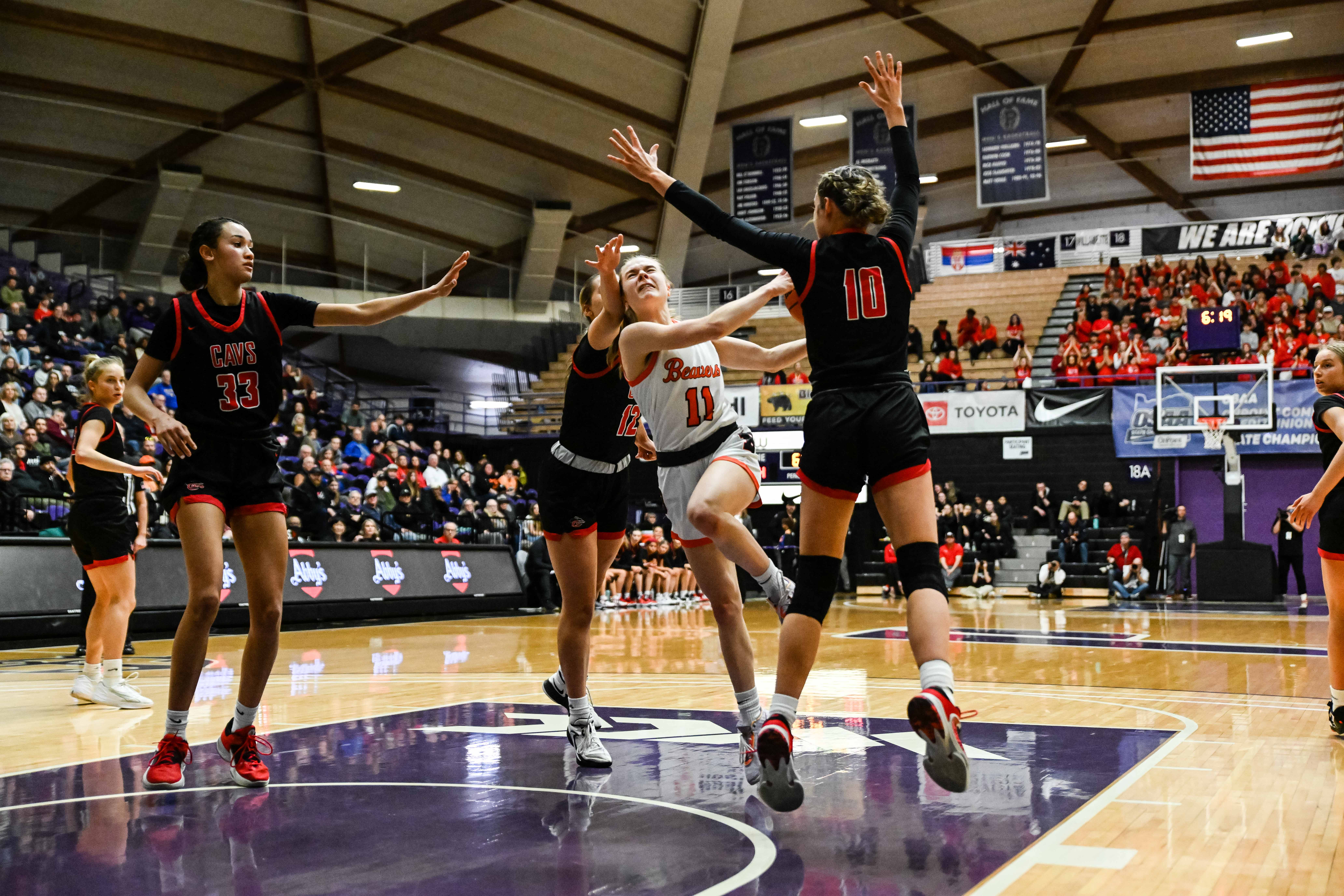 Clackamas Beaverton 6A Oregon girls basketball quarterfinal Naji Saker 1 -78